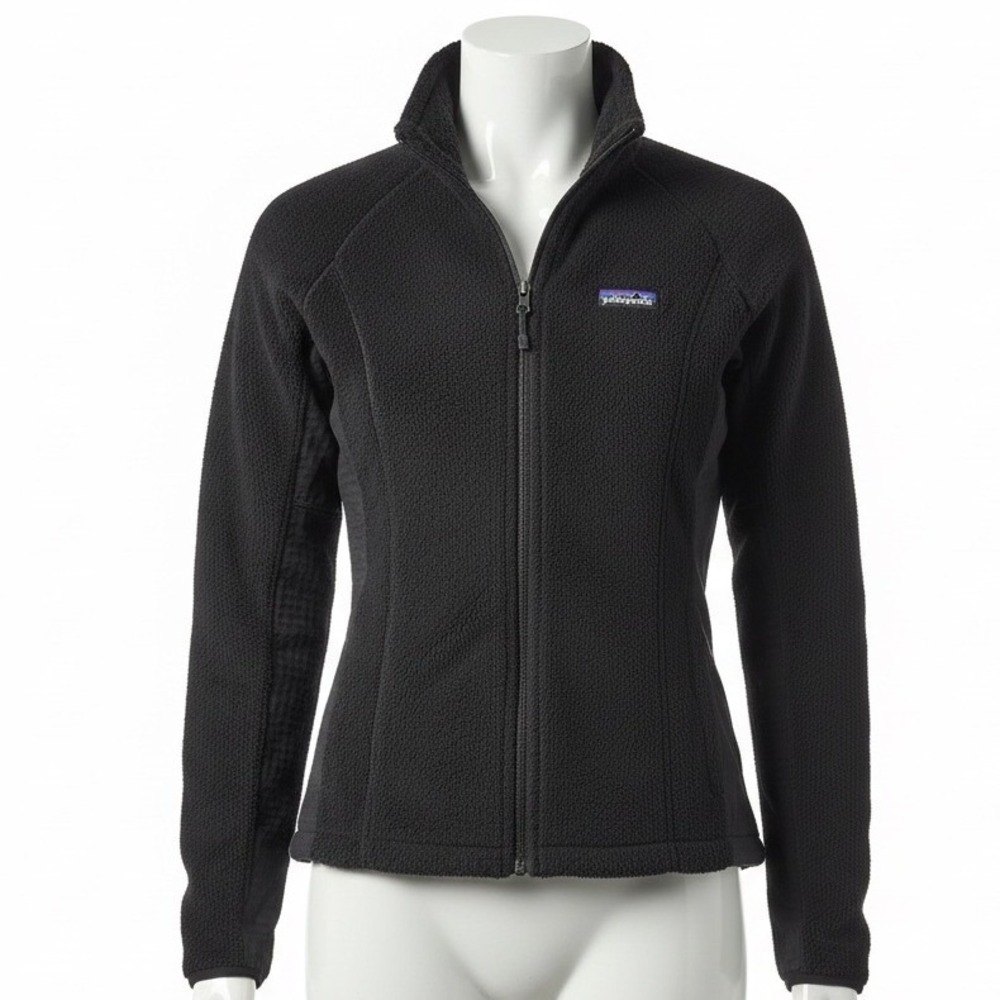Patagonia R2 TechFace Polartec Thermal Pro Fleece‎ Jacket Womens Small Black